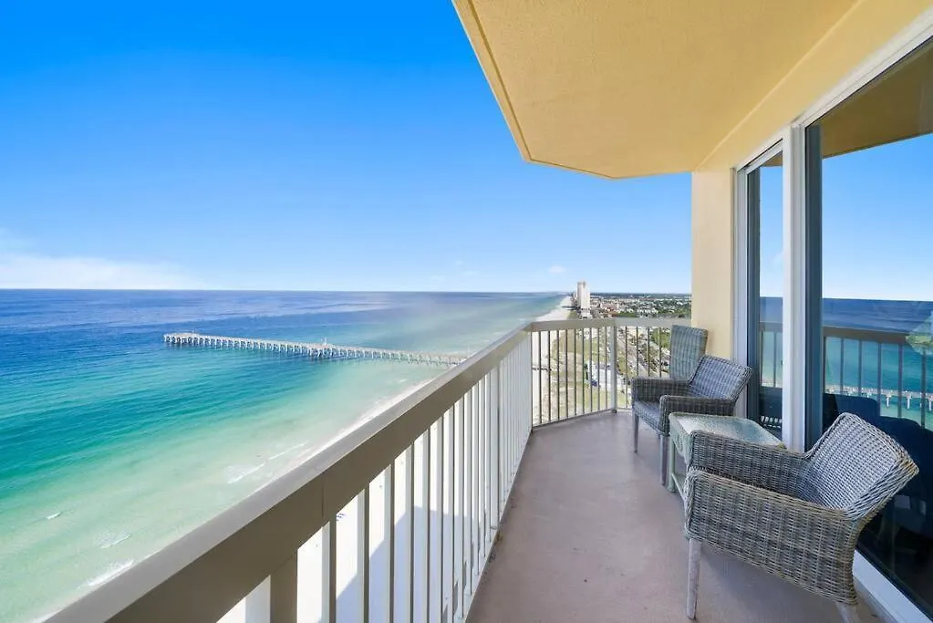 Calypso 2109 West Corner Unit With Incredible Gulf Views For Miles Villa Panama City Beach United States