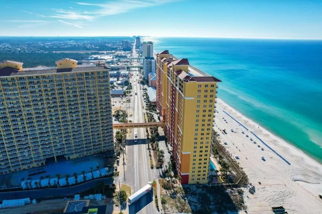 Calypso 2109 West Corner Unit With Incredible Gulf Views For Miles Villa Panama City Beach