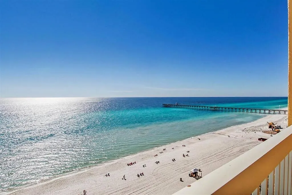 Calypso 2109 West Corner Unit With Incredible Gulf Views For Miles Villa Panama City Beach Holiday home