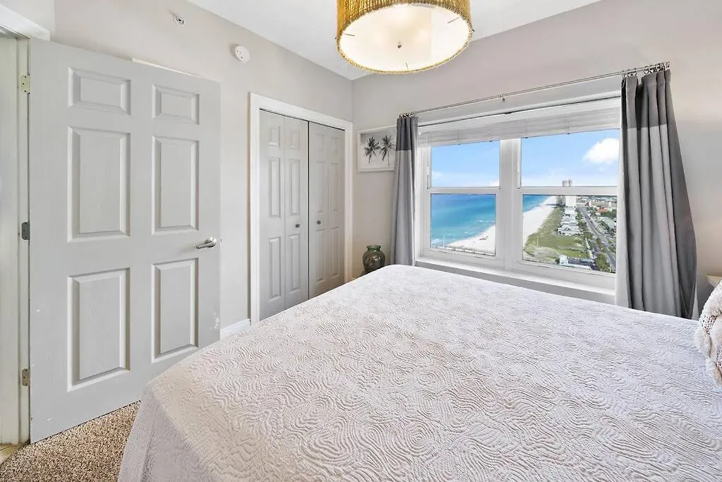 Calypso 2109 West Corner Unit With Incredible Gulf Views For Miles Villa Panama City Beach