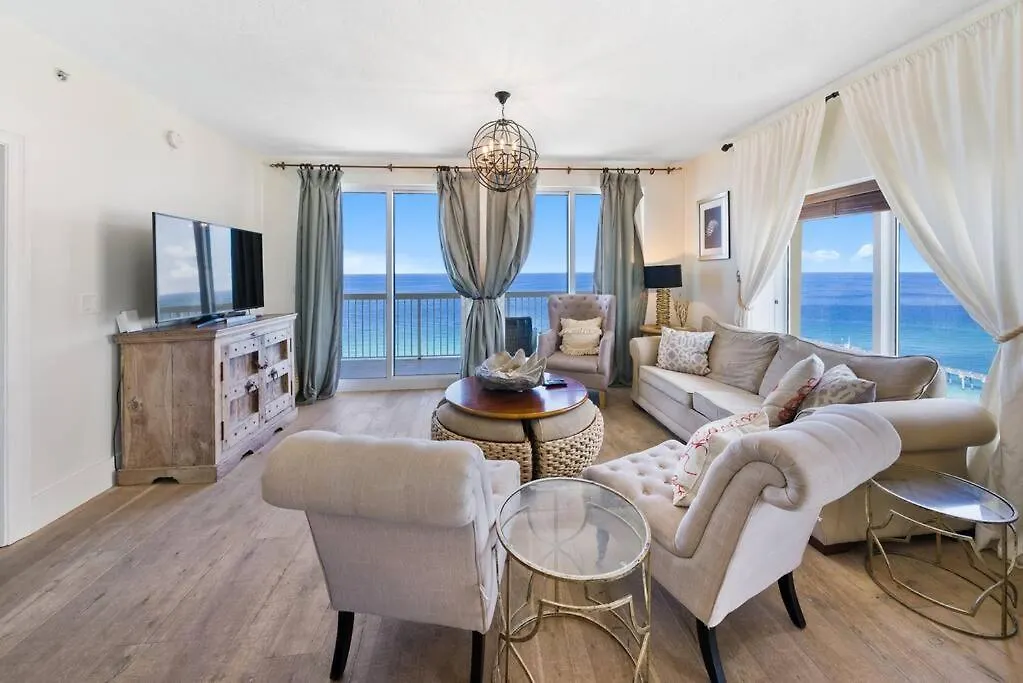 Calypso 2109 West Corner Unit With Incredible Gulf Views For Miles Villa Panama City Beach 0*,  United States
