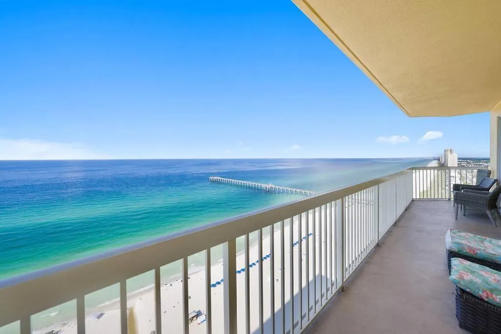 Calypso 2109 West Corner Unit With Incredible Gulf Views For Miles Villa Panama City Beach Holiday home
